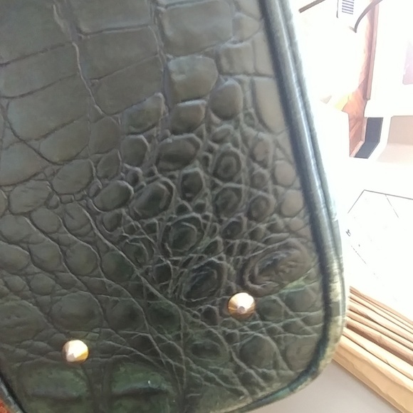 ALGO GREEN LEATHER BAG - Picture 8 of 8